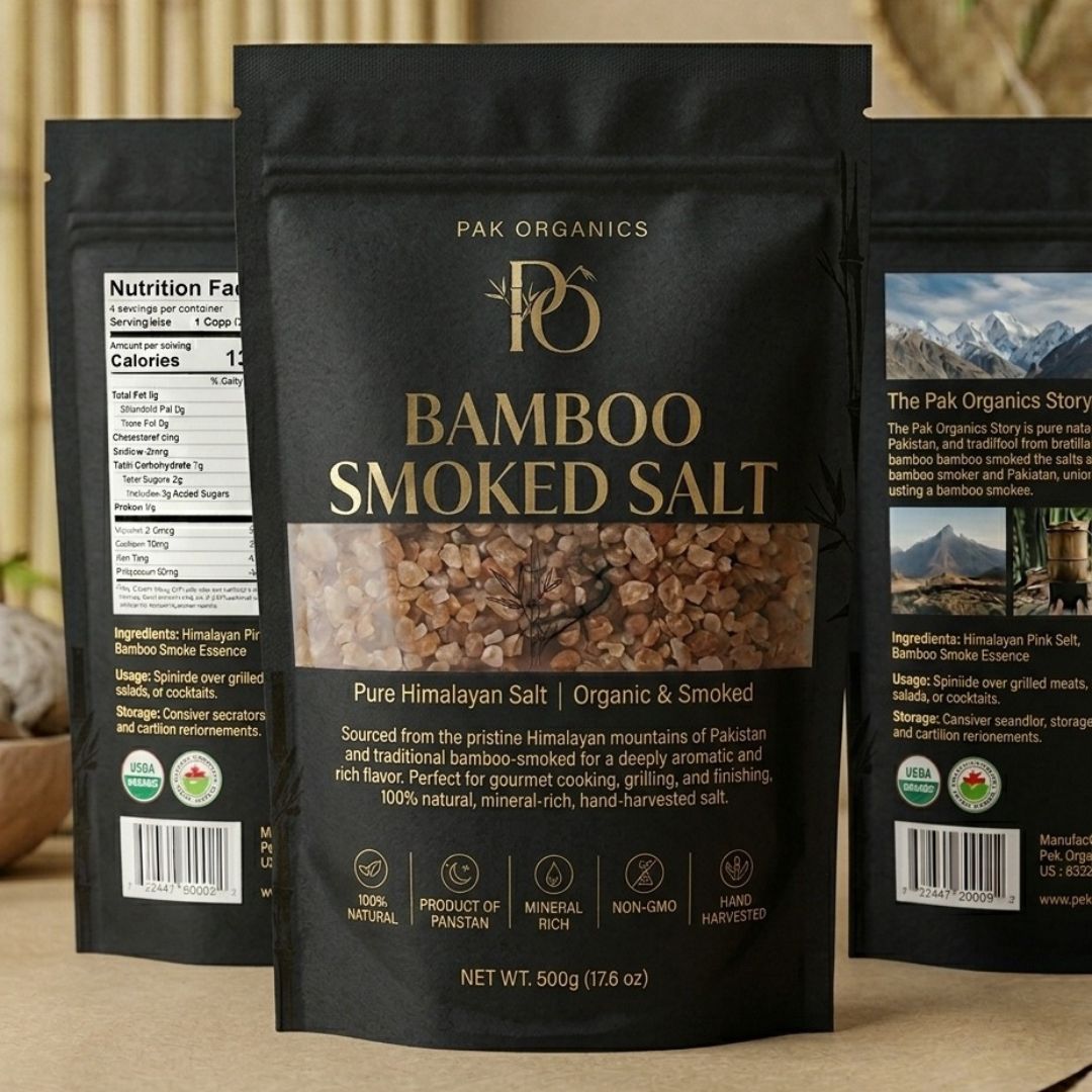 Bamboo Smoked Pink Himalayan Salt