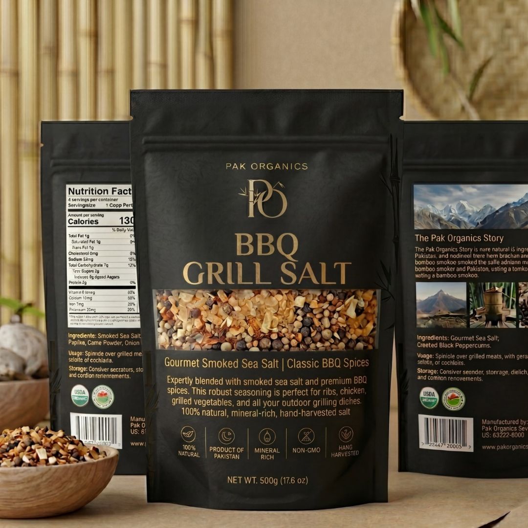 BBQ Grill Pink Himalayan Salt